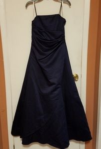 David's Bridal Tween Ballgown NAVY